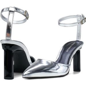NEW Vince Camuto Talayem Dress High Heel Pump Silver Size 7.5